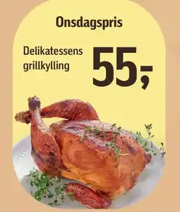 Føtex Delikatessens grillkylling tilbud