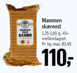 Føtex Mammen skæreost tilbud