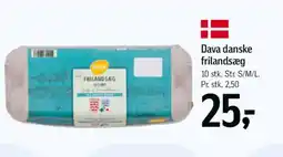 Føtex Dava danske frilandsæg tilbud