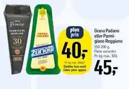 Føtex Grana Padano eller Parmigiano Reggiano tilbud