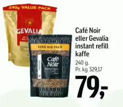 Føtex Café Noir eller Gevalia instant refill kaffe tilbud