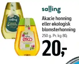 Føtex Akacie honning eller økologisk blomsterhonning tilbud