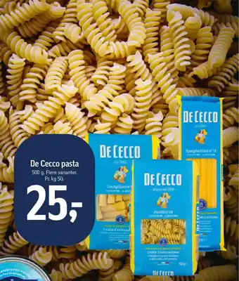 Føtex De Cecco pasta tilbud