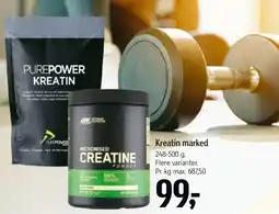 Føtex Kreatin marked tilbud