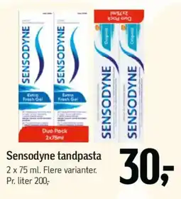 Føtex Sensodyne tandpasta tilbud