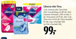 Føtex Libresse eller Tena tilbud