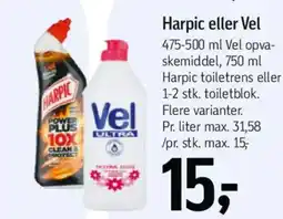 Føtex Harpic eller Vel tilbud