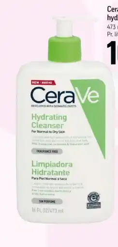 Føtex Cerave hydrating cleanser tilbud
