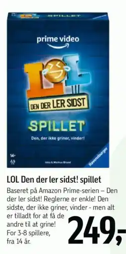Føtex LOL Den der ler sidst! spillet tilbud