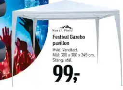 Føtex North Field Festival Gazebo pavillon tilbud