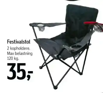 Føtex Festivalstol tilbud