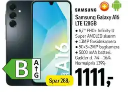 Føtex Samsung Galaxy A16 LTE 128GB tilbud