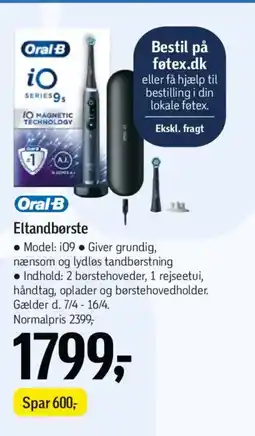 Føtex Oral-B Eltandbørste tilbud