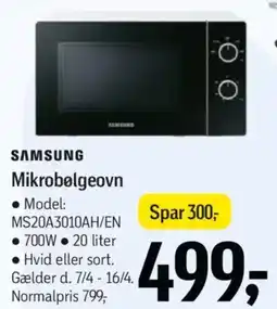 Føtex SAMSUNG Mikrobølgeovn tilbud