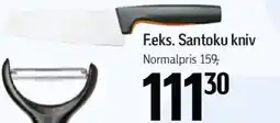 Føtex F.eks. Santoku kniv tilbud