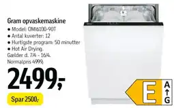 Føtex Gram opvaskemaskine tilbud