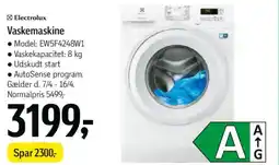Føtex Electrolux Vaskemaskine tilbud
