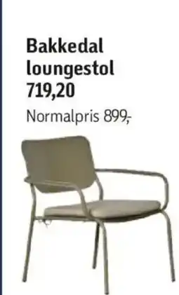 Føtex Bakkedal loungestol tilbud