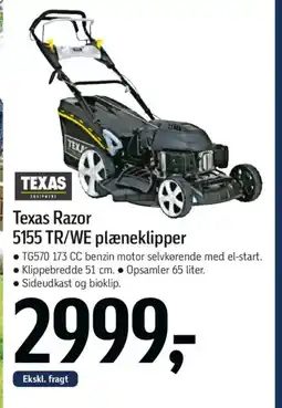 Føtex Texas Razor 5155 TR/WE plæneklipper tilbud