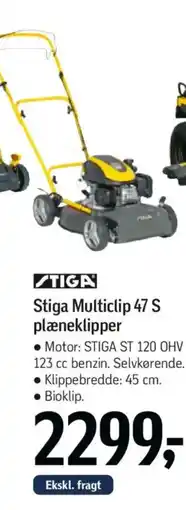 Føtex Stiga Multiclip 47 S plæneklipper tilbud