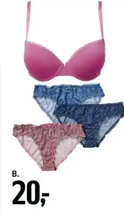 Føtex Bh eller 3-pak trusser tilbud