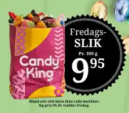 Dagli'Brugsen Fredags- slik tilbud
