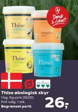 SuperBrugsen Thise økologisk skyr tilbud