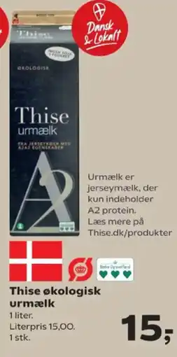 SuperBrugsen Thise økologisk urmælk tilbud