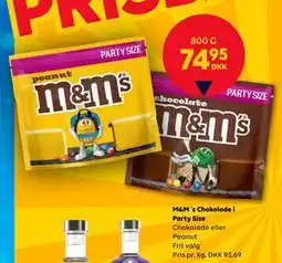 BorderShop M&M´s Chokolade i Party Size tilbud