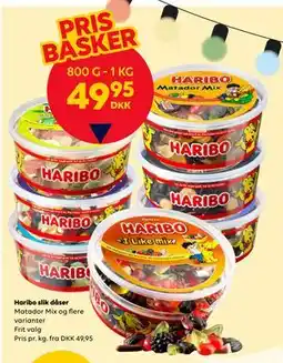 BorderShop Haribo slik dåser tilbud