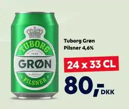 BorderShop Tuborg Grøn Pilsner 4,6% tilbud