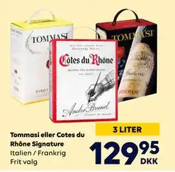 BorderShop Tommasi eller Cotes du Rhône Signature tilbud