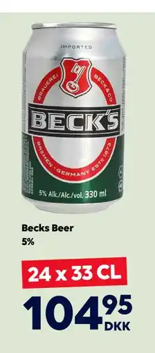 BorderShop Becks Beer 5% tilbud