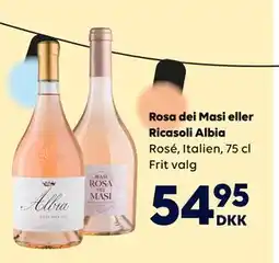 BorderShop Rosa dei Masi eller Ricasoli Albia tilbud