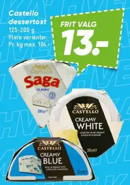 Bilka Castello dessertost / Saga tilbud