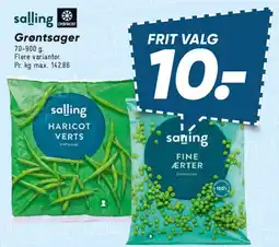 Bilka Grøntsager tilbud