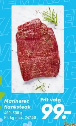 Bilka Marineret flanksteak tilbud