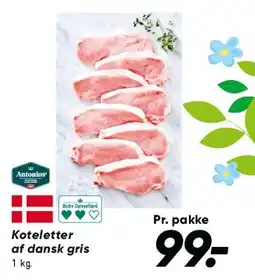 Bilka Koteletter af dansk gris tilbud