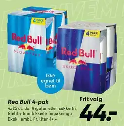 Bilka Red Bull 4-pak tilbud