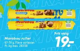 Bilka Marabou ruller tilbud