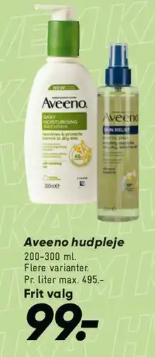 Bilka Aveeno hudpleje tilbud