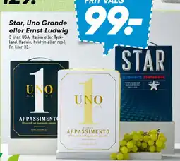 Bilka Star, Uno Grande eller Ernst Ludwig tilbud