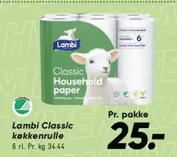 Bilka Lambi Classic køkkenrulle tilbud