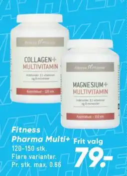 Bilka Fitness Pharma - Collagen / Multivitamin / Magnesium tilbud