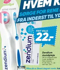 Bilka Zendium mundpleje tilbud