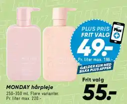 Bilka MONDAY hårpleje tilbud