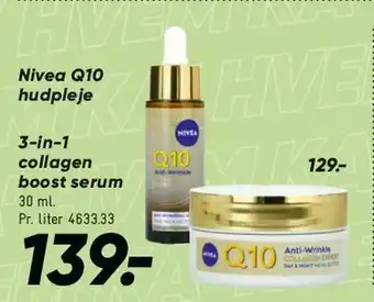 Bilka Nivea Q10 hudpleje tilbud