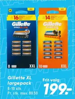 Bilka Gillette XL largepack tilbud