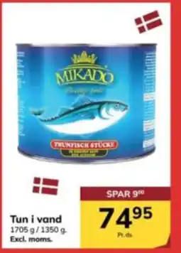 Dagrofa Food Service Tun i vand tilbud