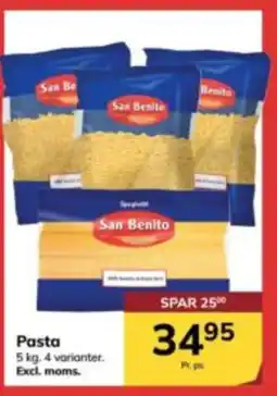 Dagrofa Food Service San Benito Pasta tilbud